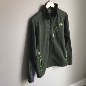 Forest green The North Face jacket